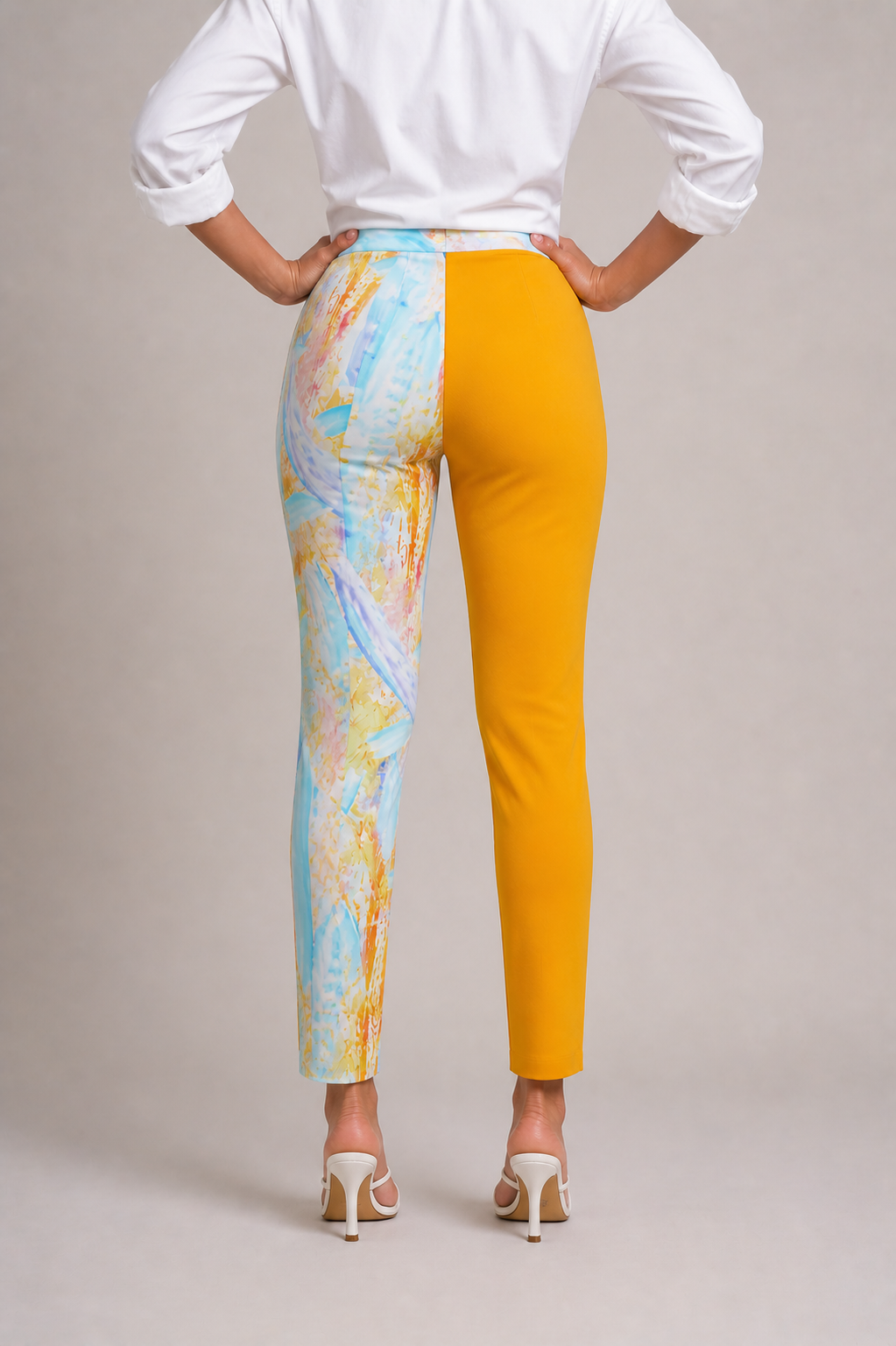 Straight Leg Trouser – Abstract