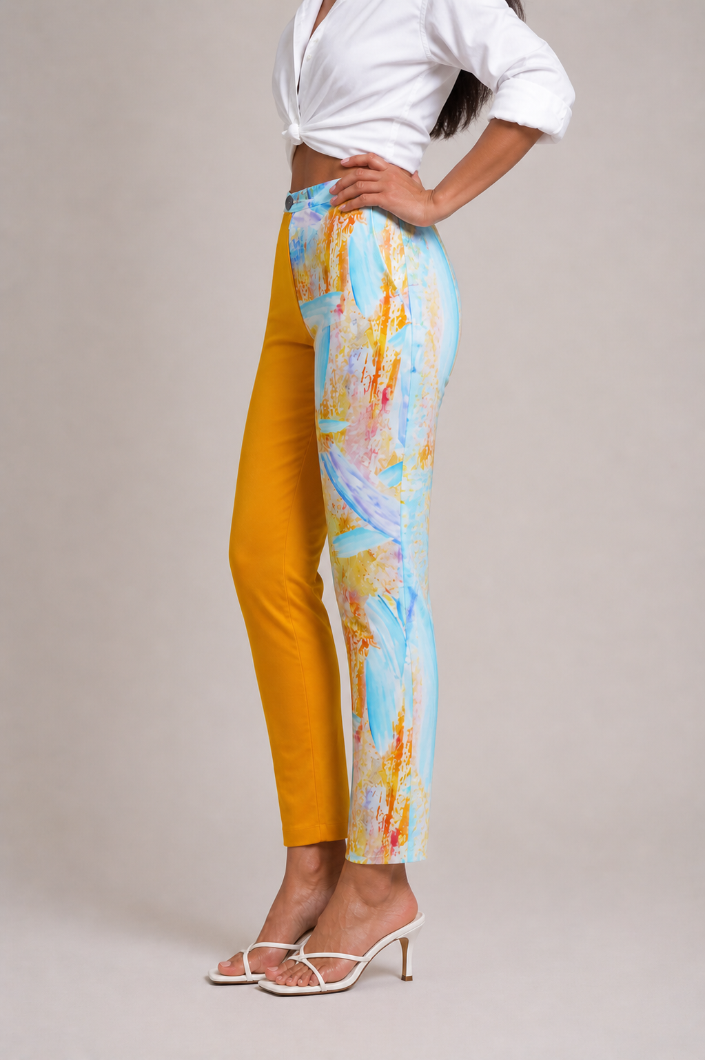 Straight Leg Trouser – Abstract