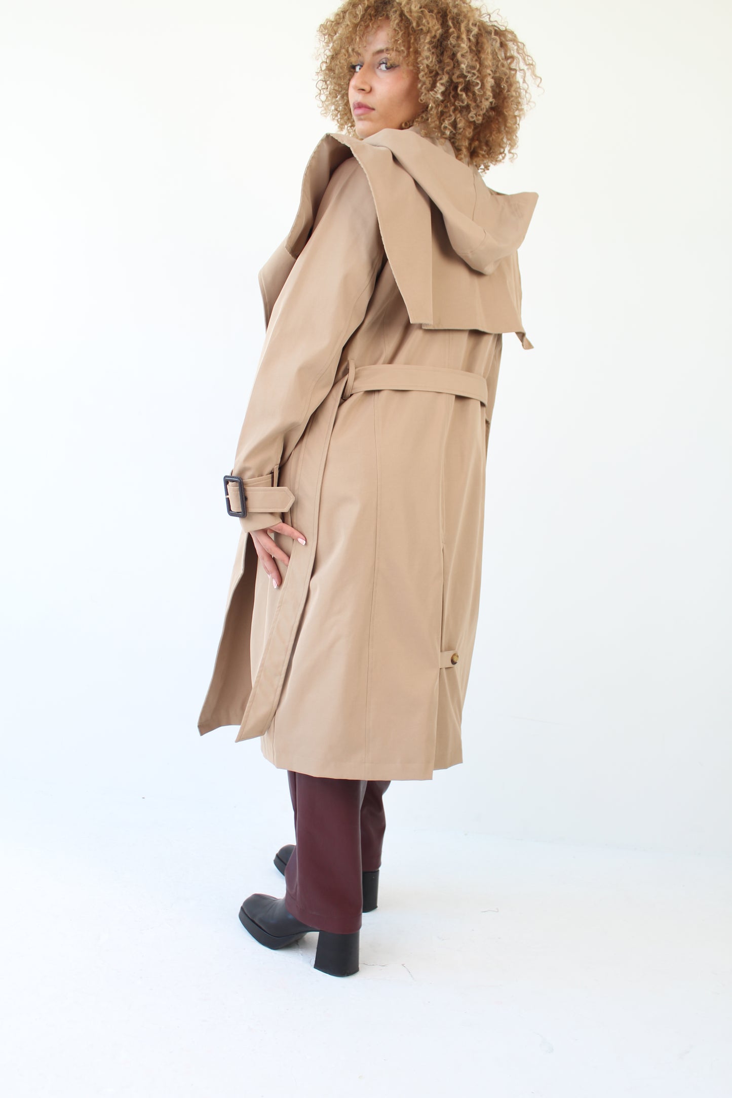 Beige Astur Trench Coat Online