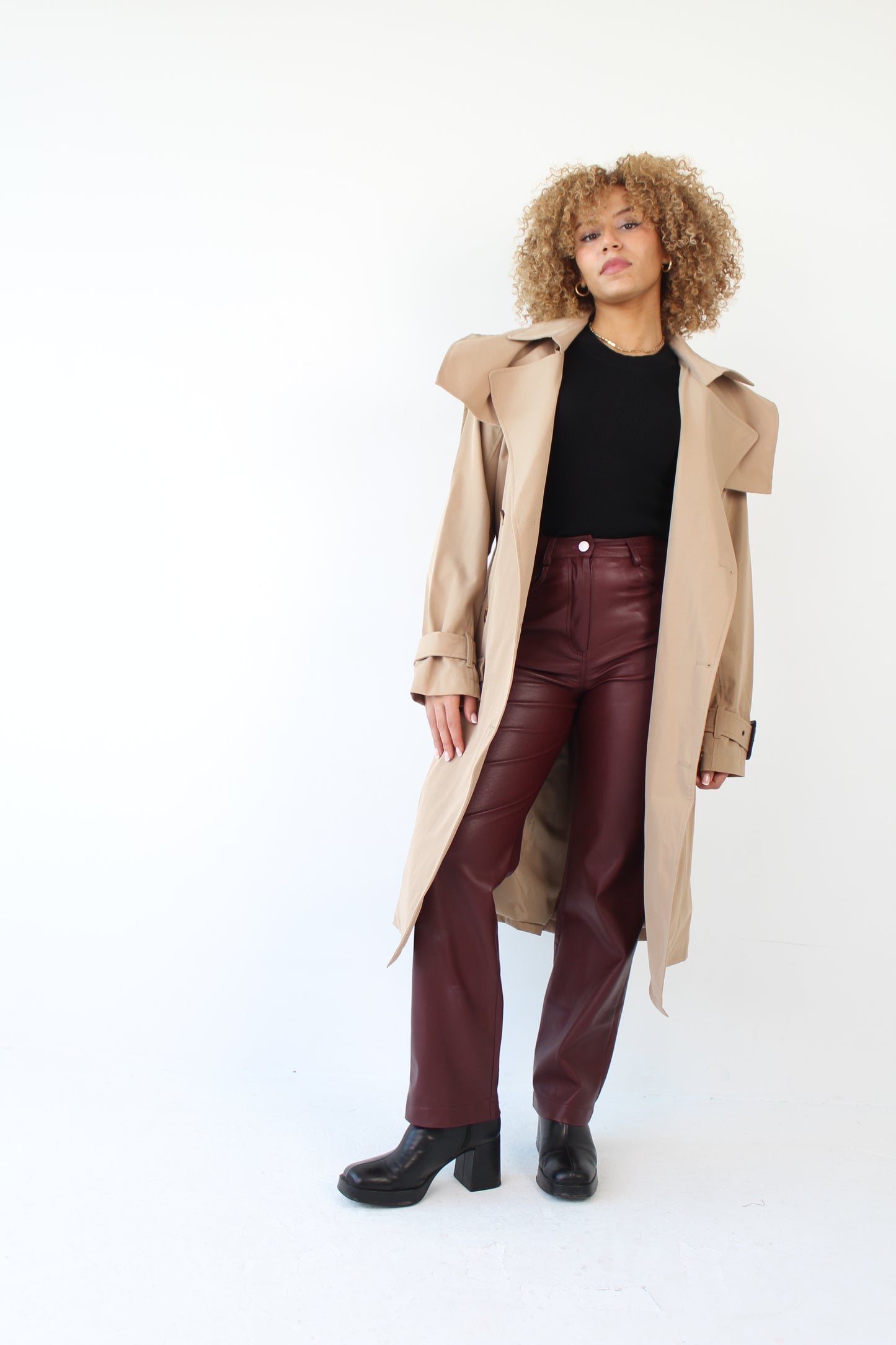 Buy Beige Astur Trench Coat