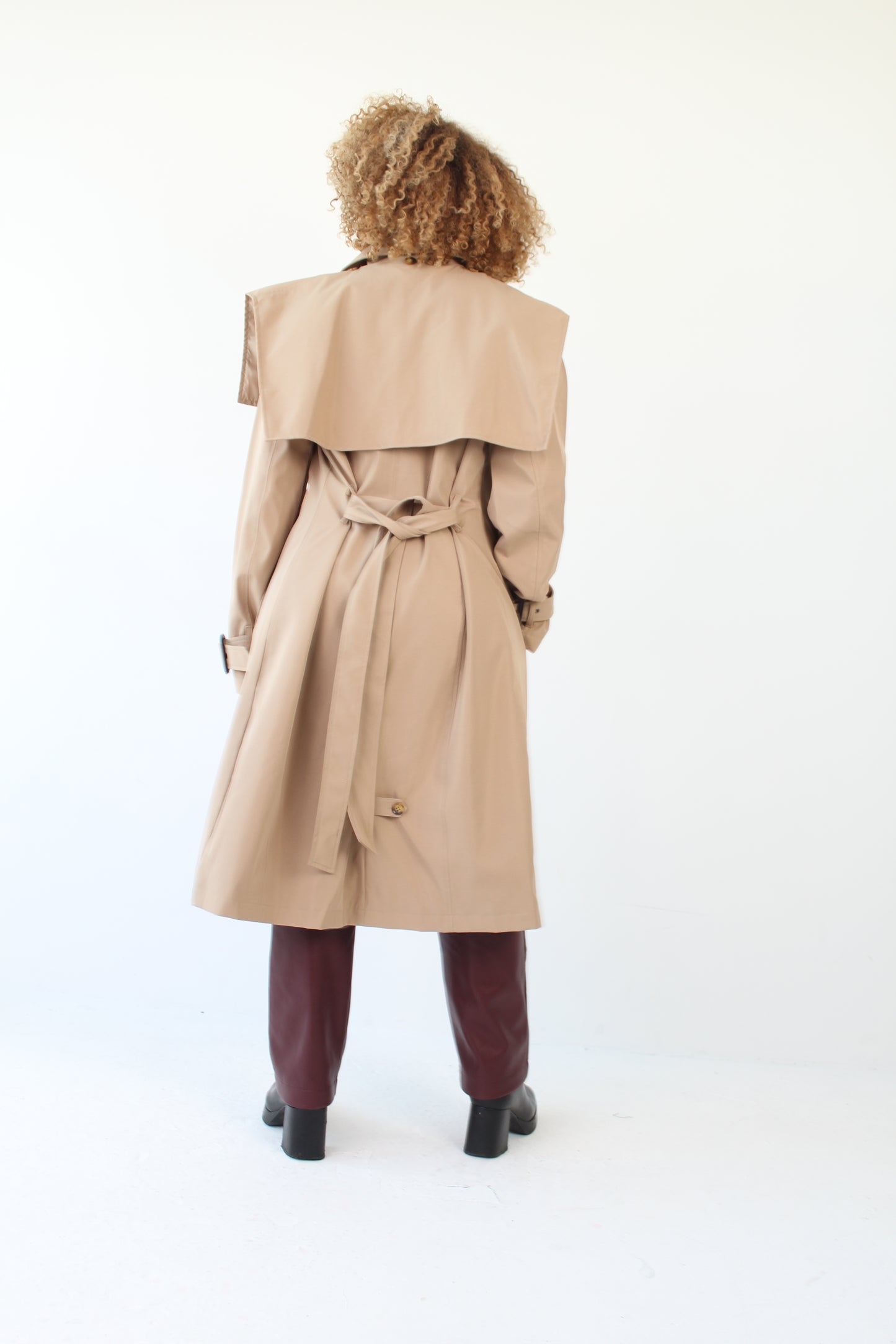 Beige Astur Trench Coat